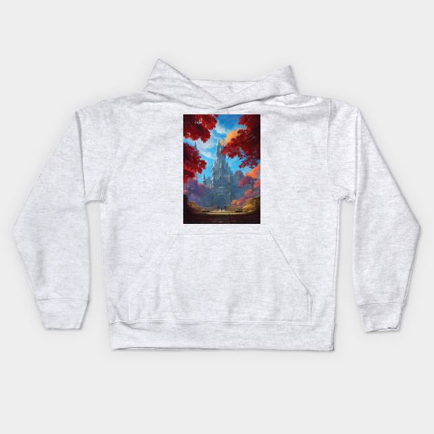 Dark Fantasy Kingdom Kids Hoodie by MadeBYAhsan